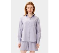 Les Lunes Langarmbluse „Hattie Shirt Loose Fit Linen“ Cosmic Sky XL