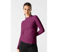 Les Lunes Langarmshirt „Fleur“ Feige XXS