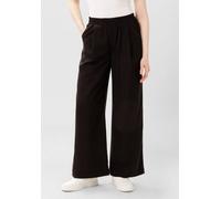 Les Lunes Lange Business Hose „Georgia Wide Leg Pants Linen“ Schwarz L