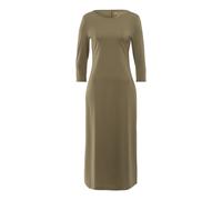 Les Lunes Wadenlanges Jersey-Kleid „Dakotaa Dress Midi“ Dusky Green L