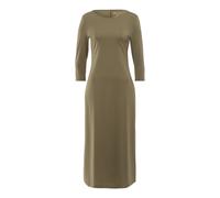 Les Lunes Wadenlanges Jersey-Kleid „Dakotaa Dress Midi“ Dusky Green M
