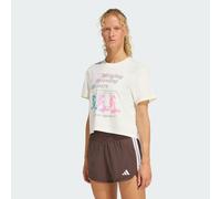 Adidas Les Mills Move Graphic Short Sleeve T-shirt Weiß M Damen