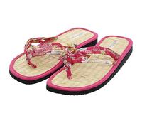 Les Tôngs JUNCUS-D Hue gesunde Zimtlatschen - vegane Flip-Flops mit Zimtsohle Pink 41/42
