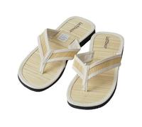 Les Tôngs Juncus-V Natur - Offene & vegane Zimtsandalen mit Zimtsohle Flip Flops Natur 41/42