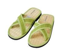 Les Tôngs Juncus-X Classic Zimtlatschen - Gesunde & vegane Zimtsohle Flip Flops Grün 41/42