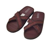 Les Tôngs Juncus-X Dark Offene Zimtlatschen vegane &Gesunde Zimtsohle Flip Flops Braun 41/42