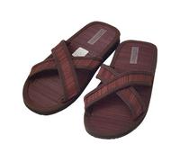 Les Tôngs Juncus-X Dark Offene Zimtlatschen vegane &Gesunde Zimtsohle Flip Flops Braun 45/46