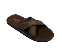 Les Tongs Unisex Erwachsene Zimtlatschen 'Saigon', Farbe: Braun, Gr.: 43/44