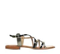 Les Tropéziennes par M. Belarbi C23232 Damen Sandalen, Schwarz (Noir/Multi 607), 38 EU