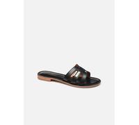 Les Tropéziennes par M. Belarbi Damia, Damen Flache Sandale, BLACK, 38 EU