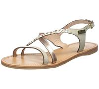 LES TROPEZIENNES PAR M. BELARBI Damen Hanano Sandale, Creme Multi, 36 EU