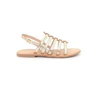 LES TROPEZIENNES PAR M. BELARBI Damen Hikano Sandale, Craquele Gold, 37 EU