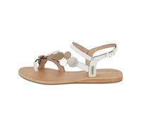 LES TROPEZIENNES PAR M. BELARBI Damen Holly Schuhe zwischen den Fingern, Weiß/Gold, 36 EU