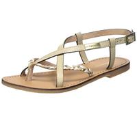 LES TROPEZIENNES PAR M. BELARBI Damen Kohl Sandale, Creme Multi, 39 EU