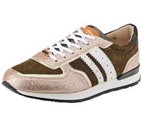 Les Tropéziennes par M. Belarbi Damen Soonrise Mode-Stiefel, Khaki, Rosa, 39 EU