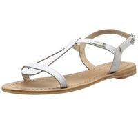 Les Tropéziennes par M. Belarbi Hamess, Damen Slingback Sandalen, Weiß (Blanc), 40 EU