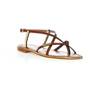 Les Tropéziennes par M. Belarbi Monaco, Damen Slingback Sandalen, Braun (Tan/or), 40 EU