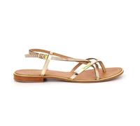 Les Tropéziennes par M. Belarbi Monaco, Damen Slingback Sandalen, Gold (Or/serpent), 36 EU