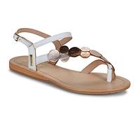 LES TROPEZIENNES PAR M. BELARBI Damen Holly Schuhe Stadt Zwickel, Weiß/Gold, 36 EU