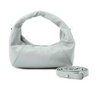 LES VISIONNAIRES Greta Schultertasche Leder 20 cm grau