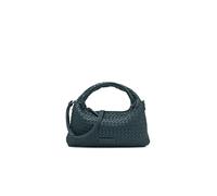 LES VISIONNAIRES Ledertasche - Henkeltasche SADIE GRANDE WEAVE SILKY dunkelgrün