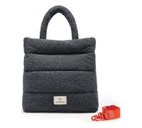 LES VISIONNAIRES Unio Shopper Handtasche 34 cm grau