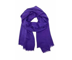 Leslii Bambus Schal Uni (purple)