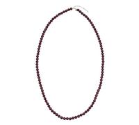 Leslii Damen-Kette Reflective Pearl lange Perlen-Kette Magic 3D-Effekt (Rot)