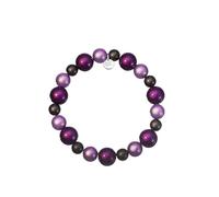 Leslii Reflective Pearls Perlen-Armband Magic 3D-Effekt (Berry Mixed Size)