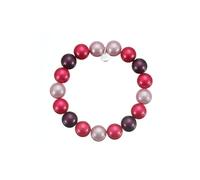 Leslii Reflective Pearls Perlen-Armband Magic 3D-Effekt (Berry Multi Ø 12mm)