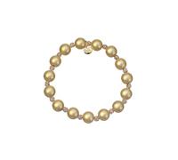 Leslii Reflective Pearls Perlen-Armband Magic 3D-Effekt (Gold Strass)