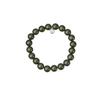 Leslii Reflective Pearls Perlen-Armband Magic 3D-Effekt (Khaki Ø 10mm.)