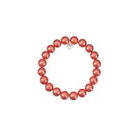 Leslii Reflective Pearls Perlen-Armband Magic 3D-Effekt (Orange Ø 10mm)
