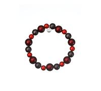 Leslii Reflective Pearls Perlen-Armband Magic 3D-Effekt (Rot Mixed Size)