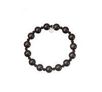 Leslii Reflective Pearls Perlen-Armband Magic 3D-Effekt (Schwarz Strass)