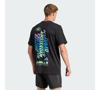 adidas LESMILLS TOUR GRAPHIC SHIRT, Farbe Schwarz, Größe XS