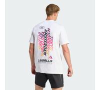 adidas LESMILLS TOUR GRAPHIC SHIRT, Farbe Weiß, Größe XXL
