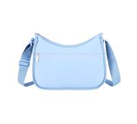 LeSportsac Blue Iris Classic Hobo Umhängetasche + Kosmetiktasche, Stil 7520/Farbe R133, Fashion Trending Cool Coastal Sky French Blue, Ruhig New Neutral, Dezenter Glanz, Recycelte Kollektion, Blue