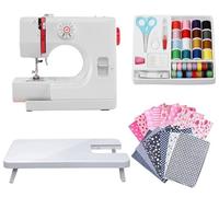 LetCart 728 Elektronische Nähmaschine Pro mit 14 Programmen, Anfänger Nähmaschine für Kinder, Basic Sewing Machine mit Verlängerungstisch und Nähset