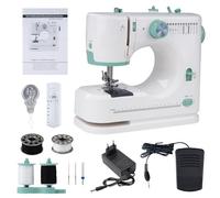 LetCart FLSM-520 Nähmaschine mit 12 Stichmustern - Elektrische Nähmaschine für Anfänger und Profis - perfekte Geschenkidee für Muttertag