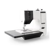 LetCart Nähmaschine für Kinder und Anfänger, 12 Stiche Elektrische Nähmaschinen Doppelfaden-Nähmaschine mit Verlängerungstisch Blendfreiem LED-Licht