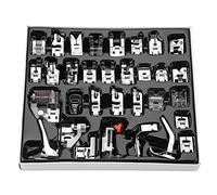 LetCart Nähmaschinen Nähfuß Set, 32 Teiliges Multifunktions Nähfuß, Nähmaschinen-Zubehör-Set Presser Foot für Nähmaschine Haushalts Multifunktionsnähmaschinen