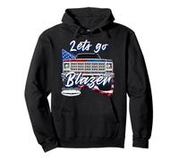 Lets go Brandon, Let's go Blazer, K5, C10, Squarebody, Truck, USA Pullover Hoodie