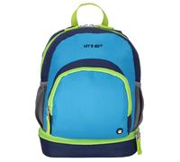 Let's Go Kinderrucksack KRS/2 9l aqua/blau mit grün