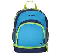 Let's Go Kinderrucksack KRS/2 9l aqua/blau mit grün