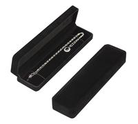 LETURE 2 Stuck lange Schmuckkette, Halskette, Geschenkbox-Set aus Samt, Aufbewahrungsbox fur Armbander, Schmuck-Displaybox fur Hochzeit, Verlobun