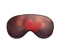 Leuchtende Augenmaske, seitliche Schlafmaske, leichte Augenbinde, Schlafmaske, Nasenpolster und Gummiband für Kinder, Frauen und Männer