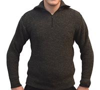 Leuchtfeuer Seemannspullover Troyer Pirat Rollkragenpullover Rollie (58, Grau)