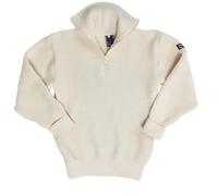 Leuchtfeuer Strickwaren Troyer Admiral weiß Pullover Made in Germany (52)