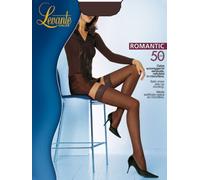Levante Damen Romantic 50 Halterlose Struempfe Strumpfwaren, Moka, 38-40 (S)